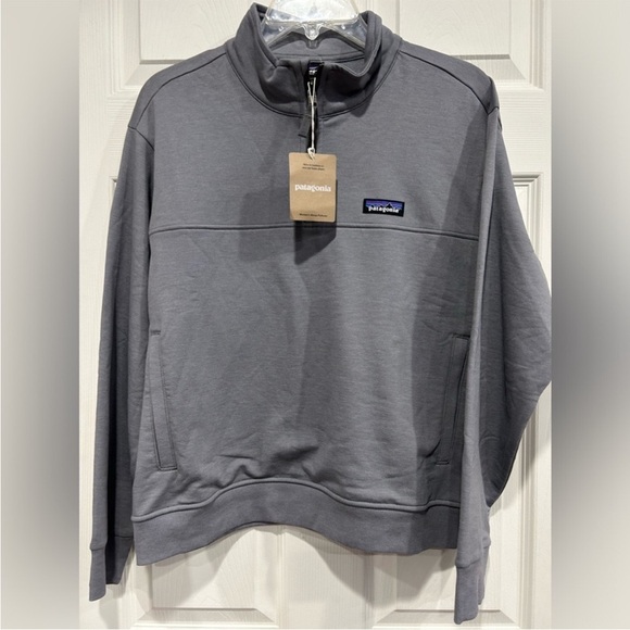 Patagonia Jackets & Blazers - Patagonia Women's Medium Ahnya 1/4 Zip Pullover Noble Grey Jacket NWT